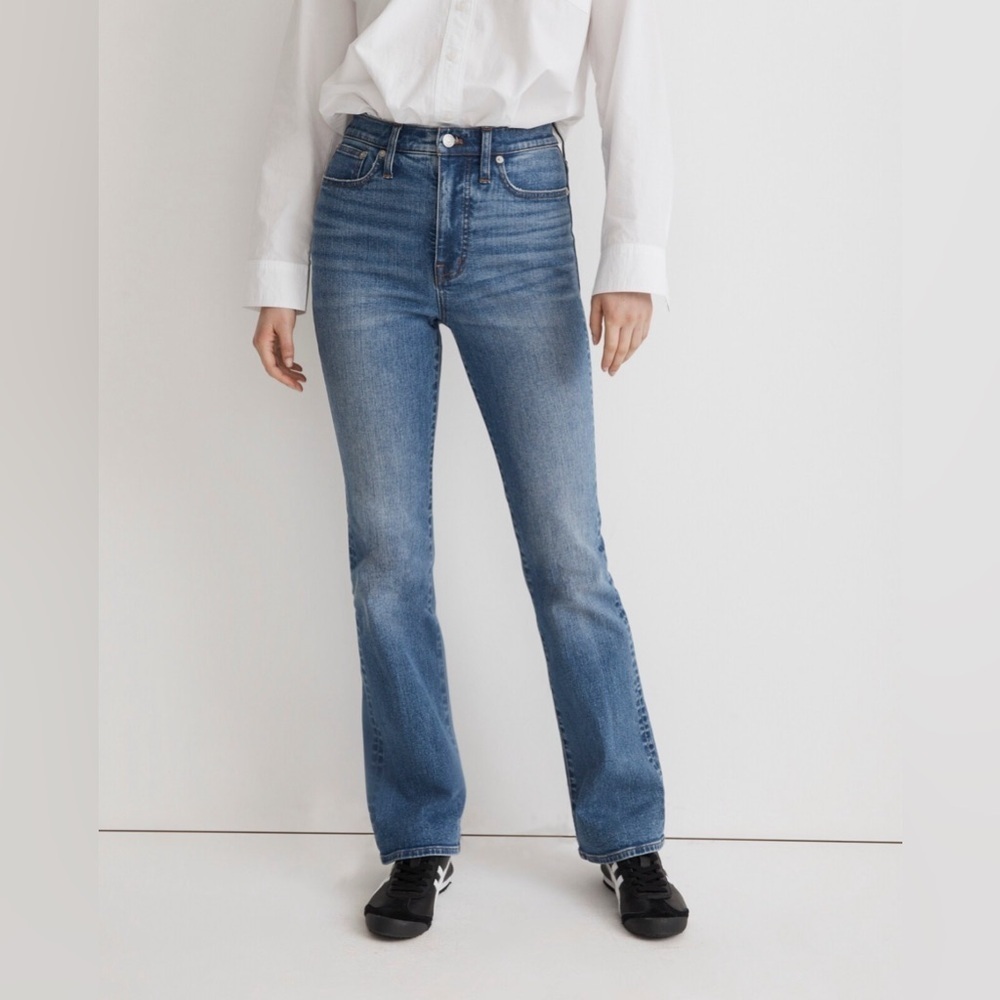 Madewell Tall Skinny Flare Jeans in Fairson Wash